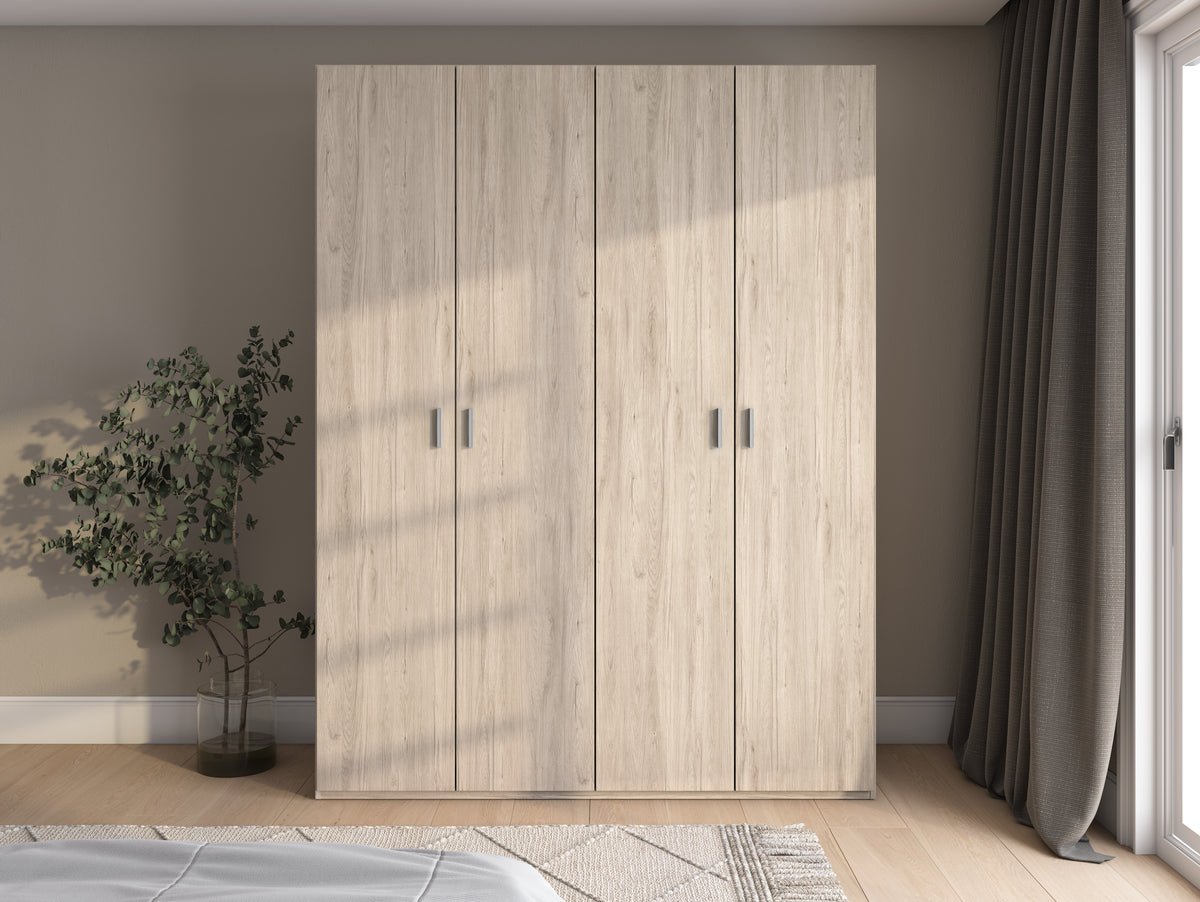 Armario River 4 puertas 150 cm – Sahara