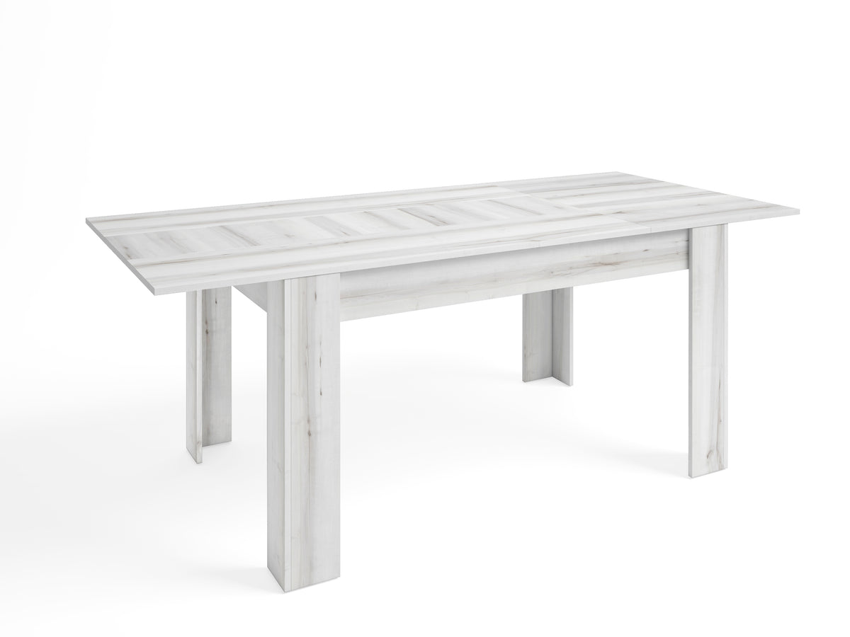 Mesa de comedor extensible Bass 140 × 90 cm – Albo