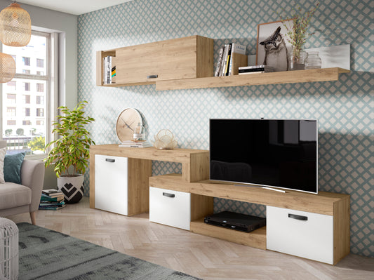 Composición de salón Argos Extend 2 293 cm – Naturale / Blanco Mate