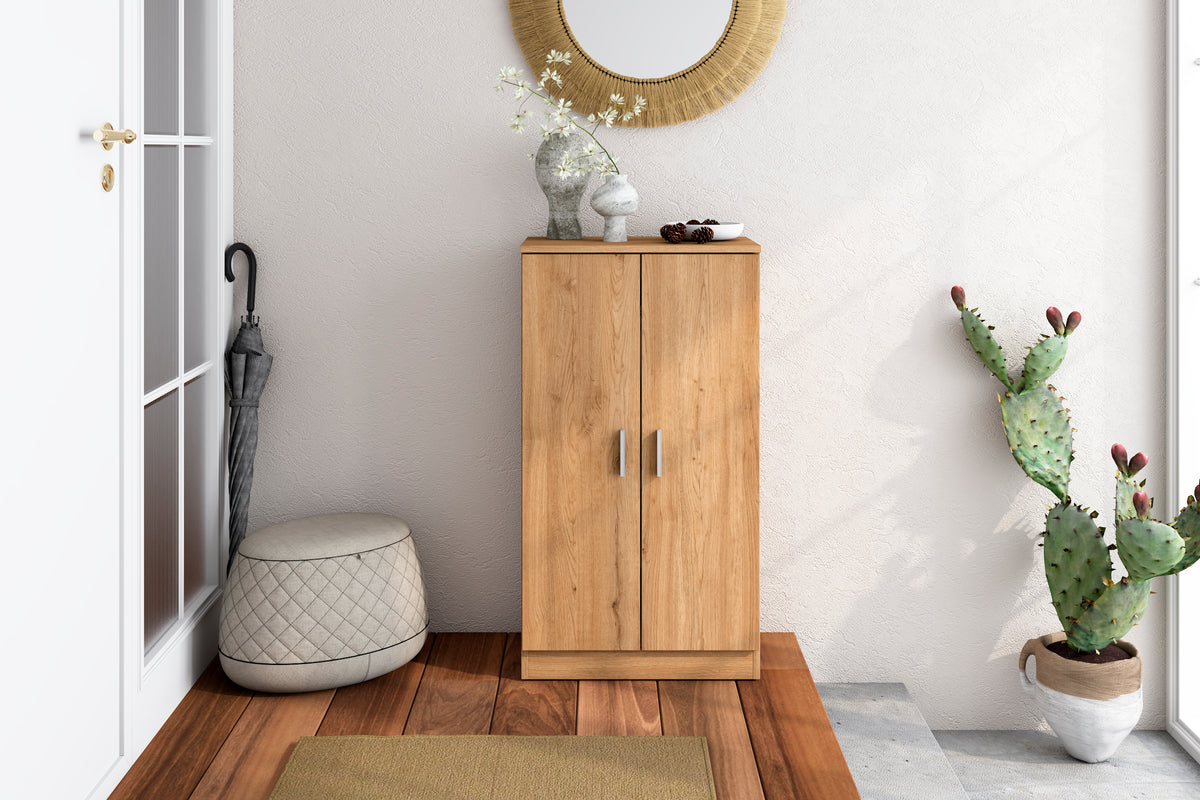 Zapatero Rhin 2 puertas 55 cm – Naturale