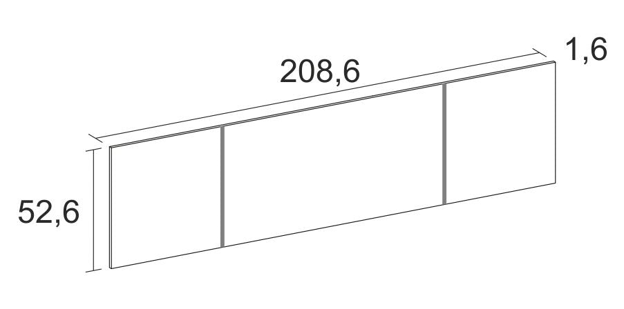 Cabecero Reims 208,6 cm – Blanco Mate