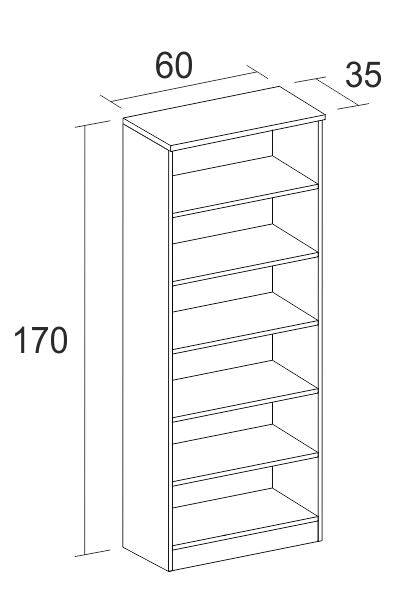 Zapatero Sena 2 puertas 60 cm – Blanco Mate