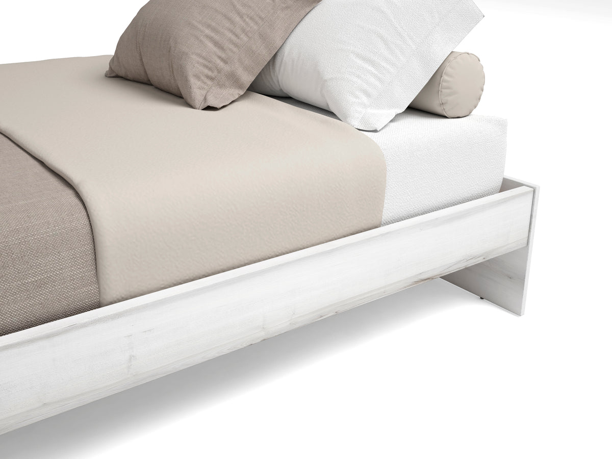 Cama con somier de lamas 150 × 190 cm – Albo