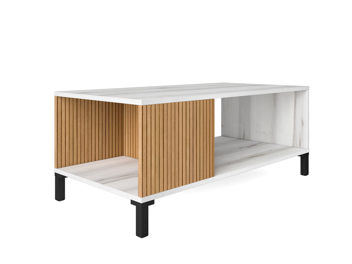 Mesa de centro Tokio 100 × 50 cm – Albo / Rayado