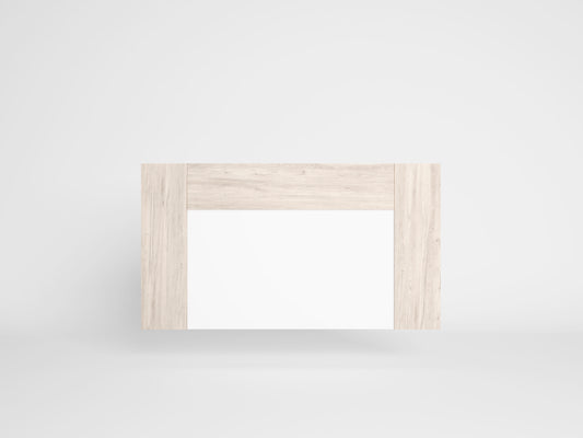 Cabecero Luce 162,6 cm – Blanco Mate y Sahara