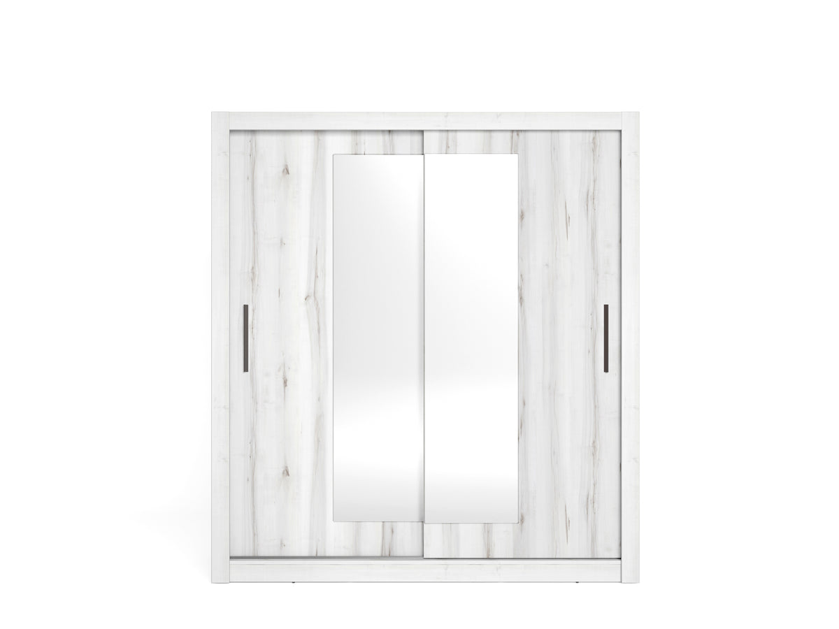 Armario Sava 2 puertas correderas con espejo 182 cm – Albo