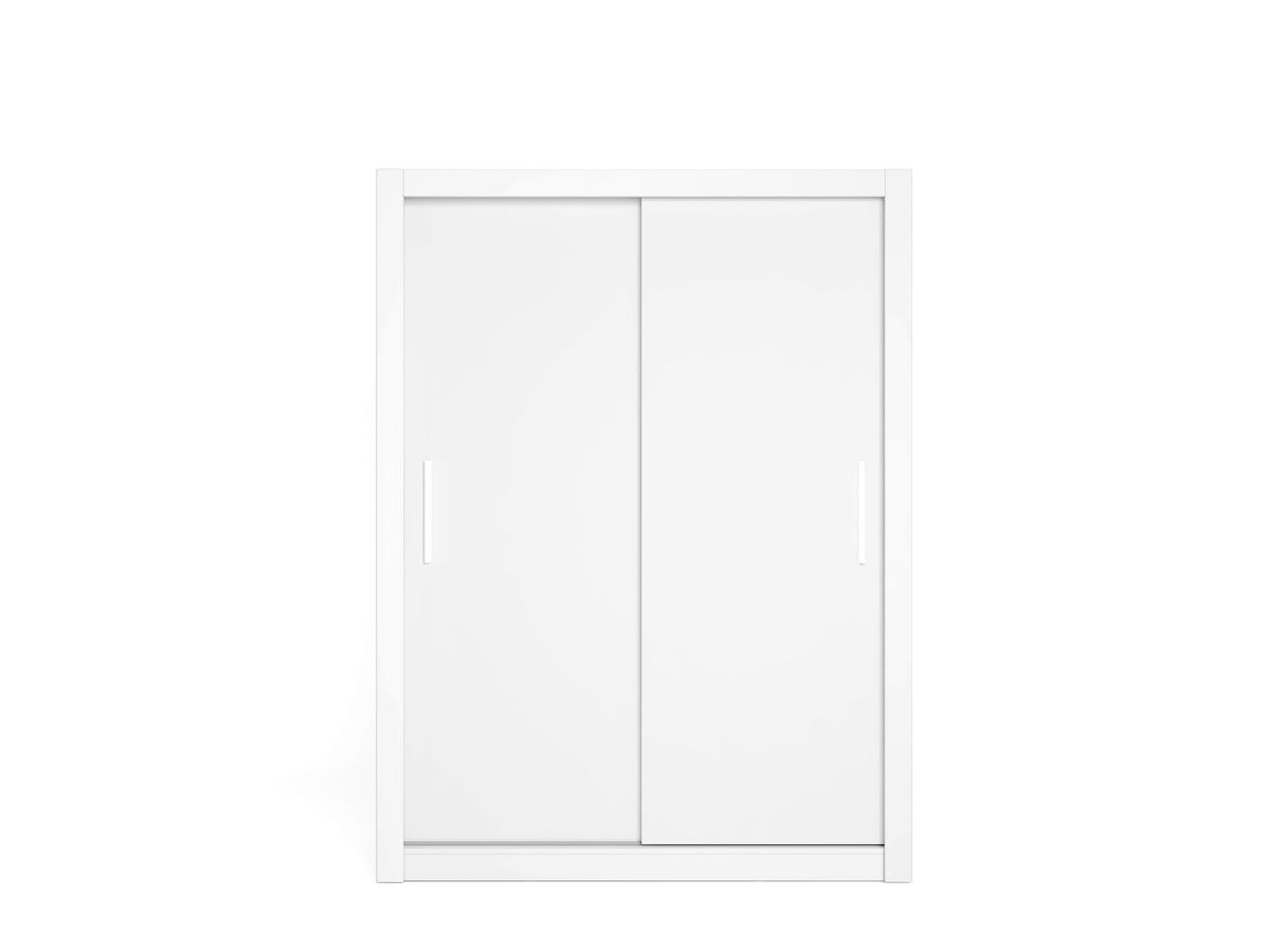 Armario Sava 2 puertas correderas 150 cm – Blanco Mate