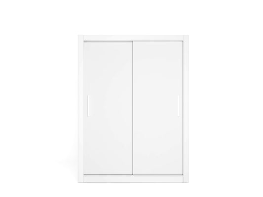 Armario Sava 2 puertas correderas 150 cm – Blanco Mate