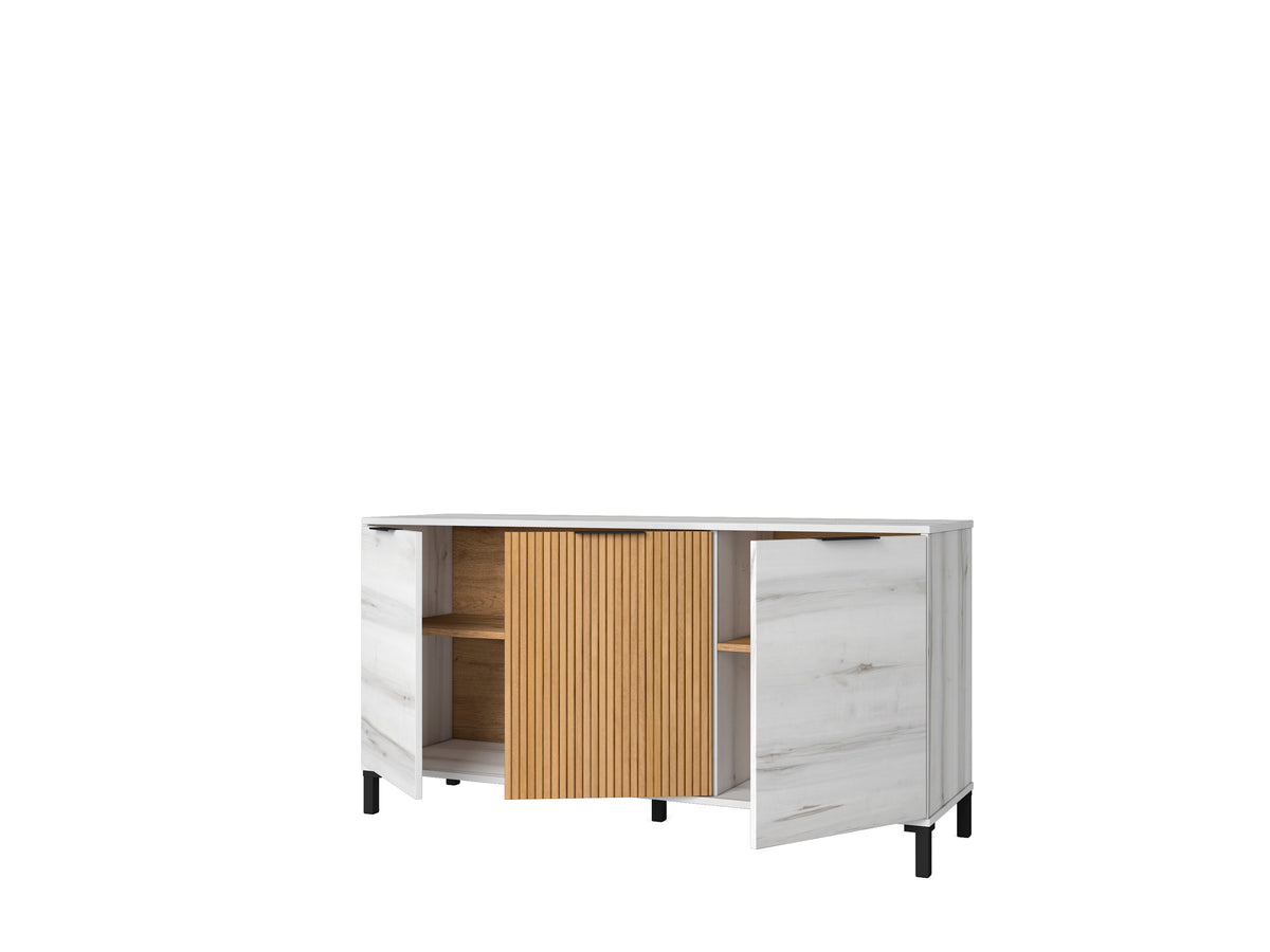 Aparador Tokio 3 puertas 136 cm – Albo Rayado