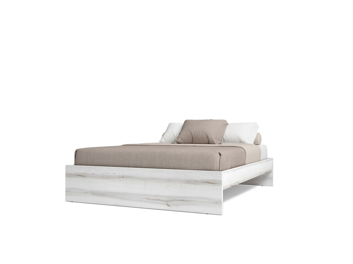 Cama con somier de lamas 150 × 190 cm – Albo