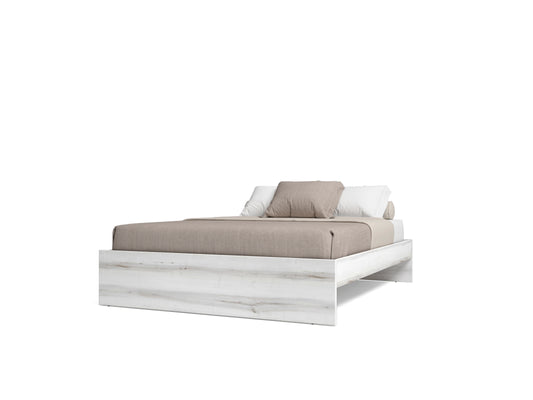 Cama con somier de lamas 150 × 190 cm – Albo