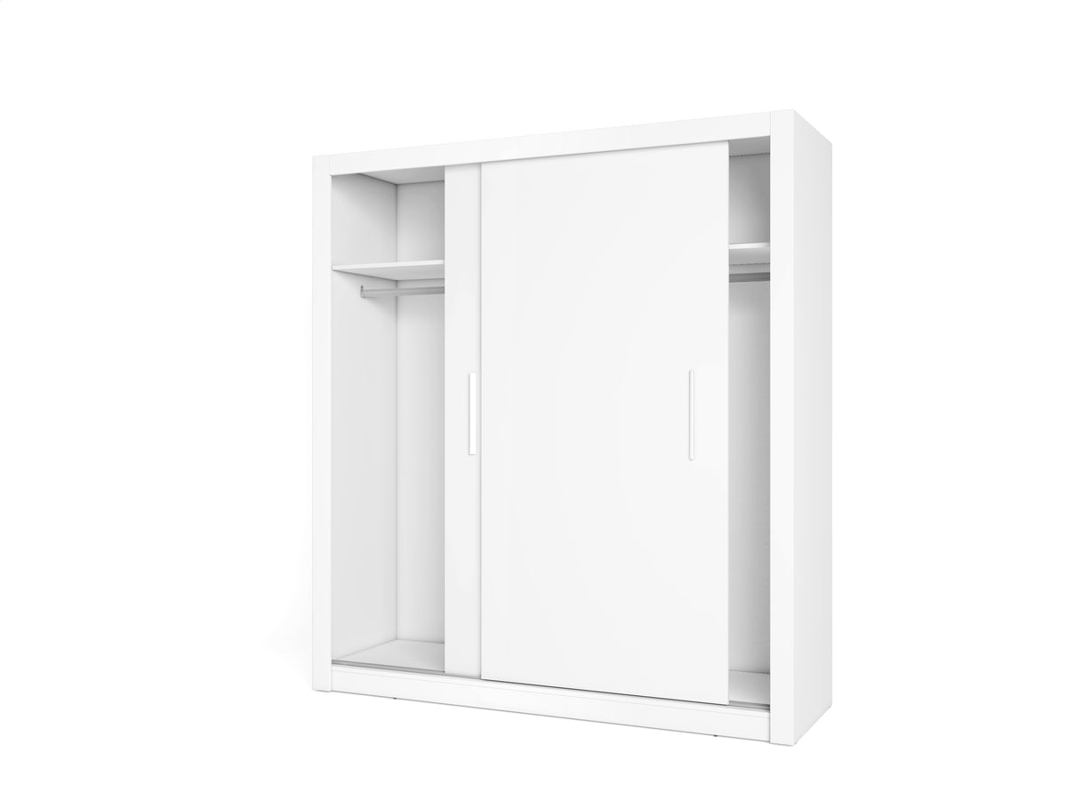 Armario Sava 2 puertas correderas 182 cm – Blanco Mate