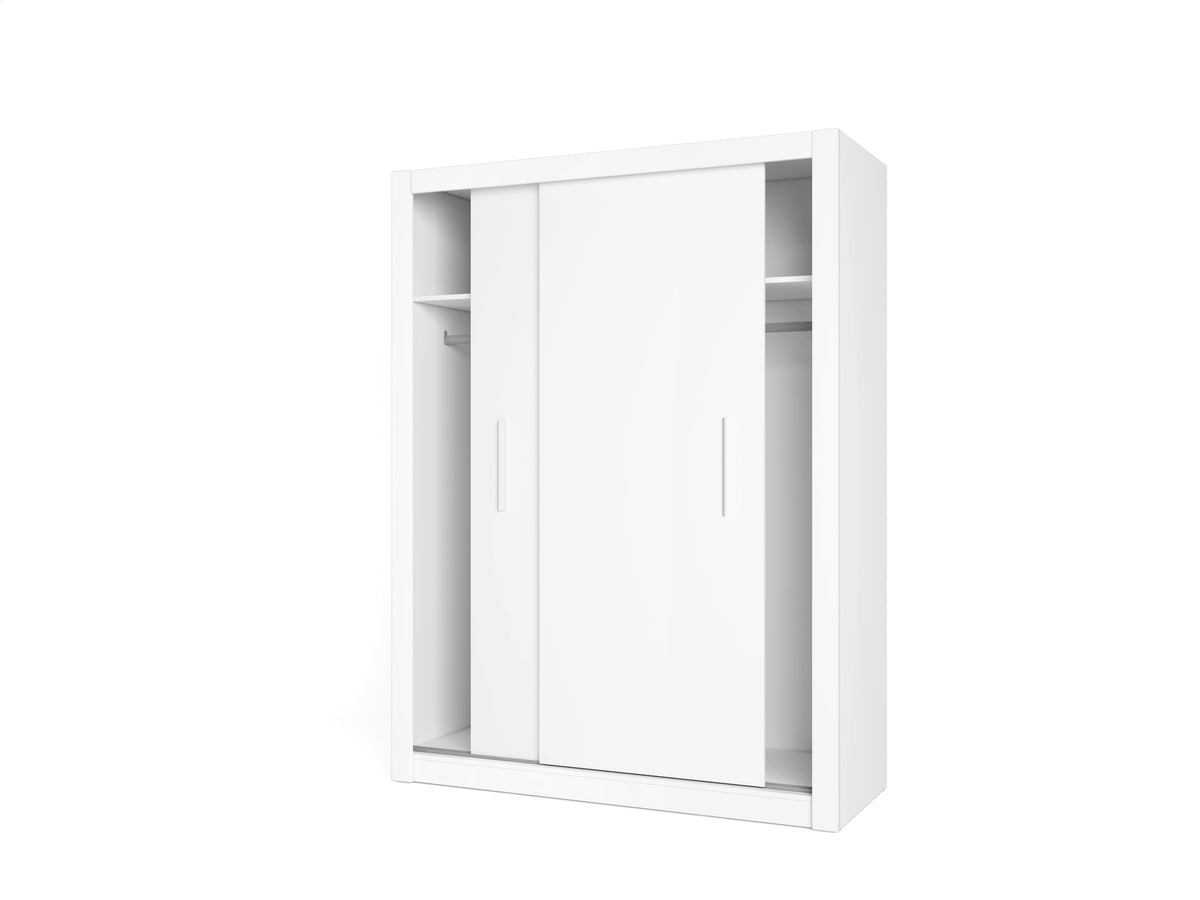 Armario Sava 2 puertas correderas 150 cm – Blanco Mate