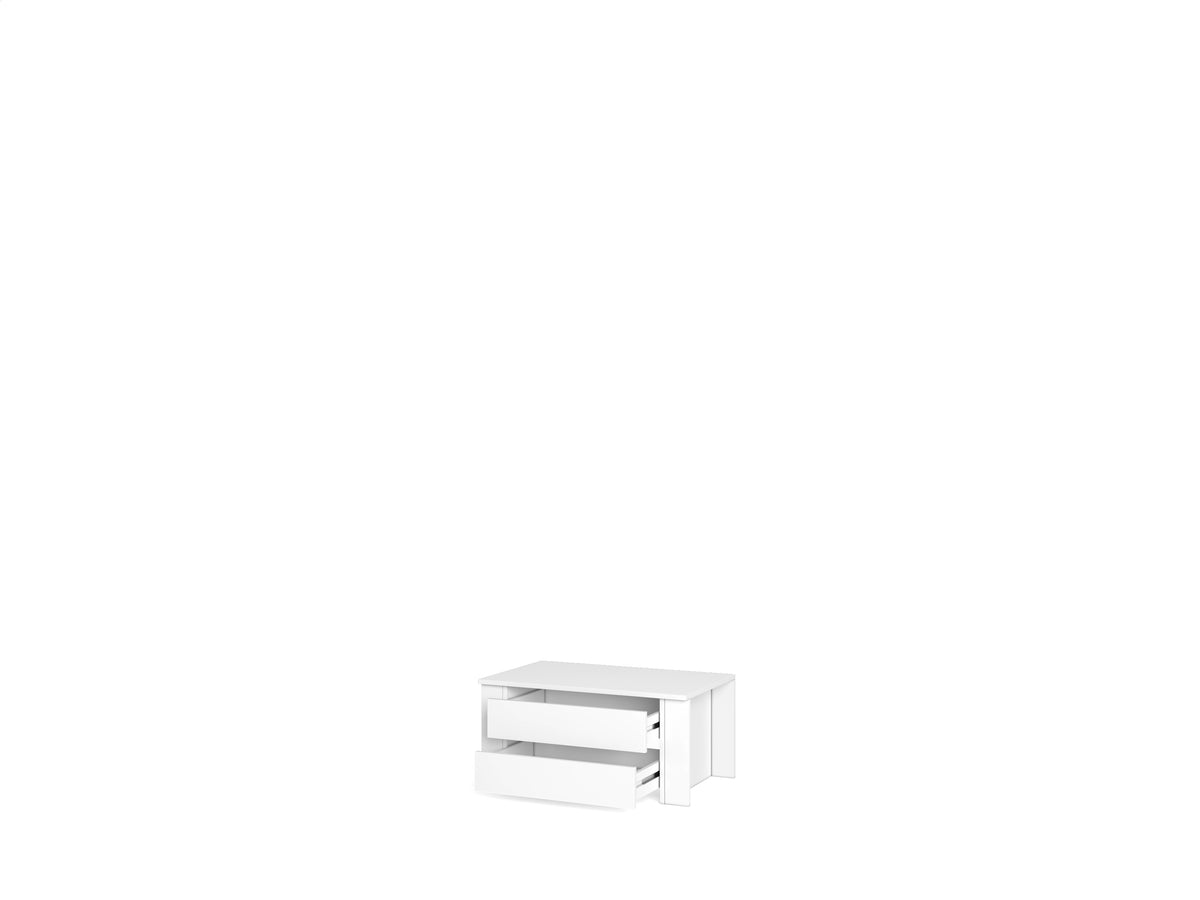 Cajonera interior para armario 2 cajones 73 cm – Blanco Mate