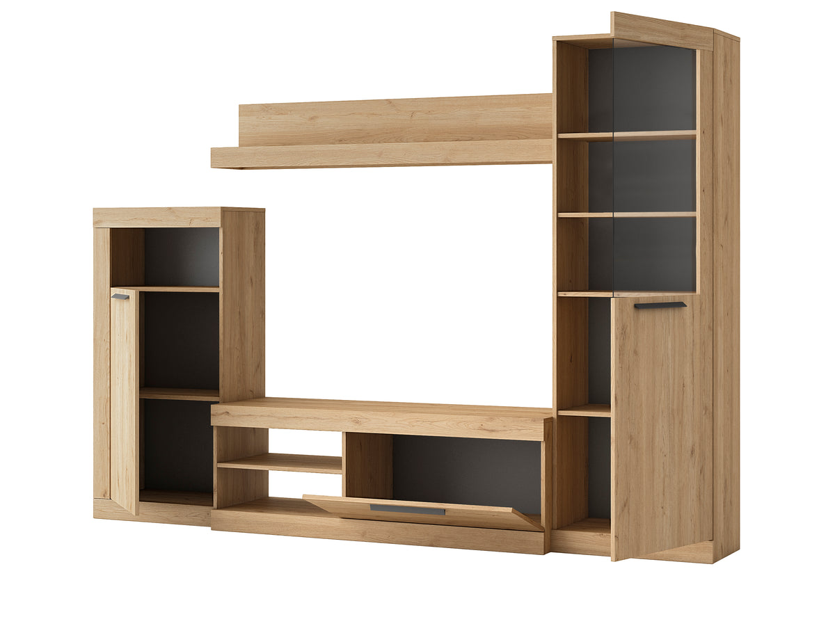Composición de salón Escena 258 cm – Naturale / Pizarra