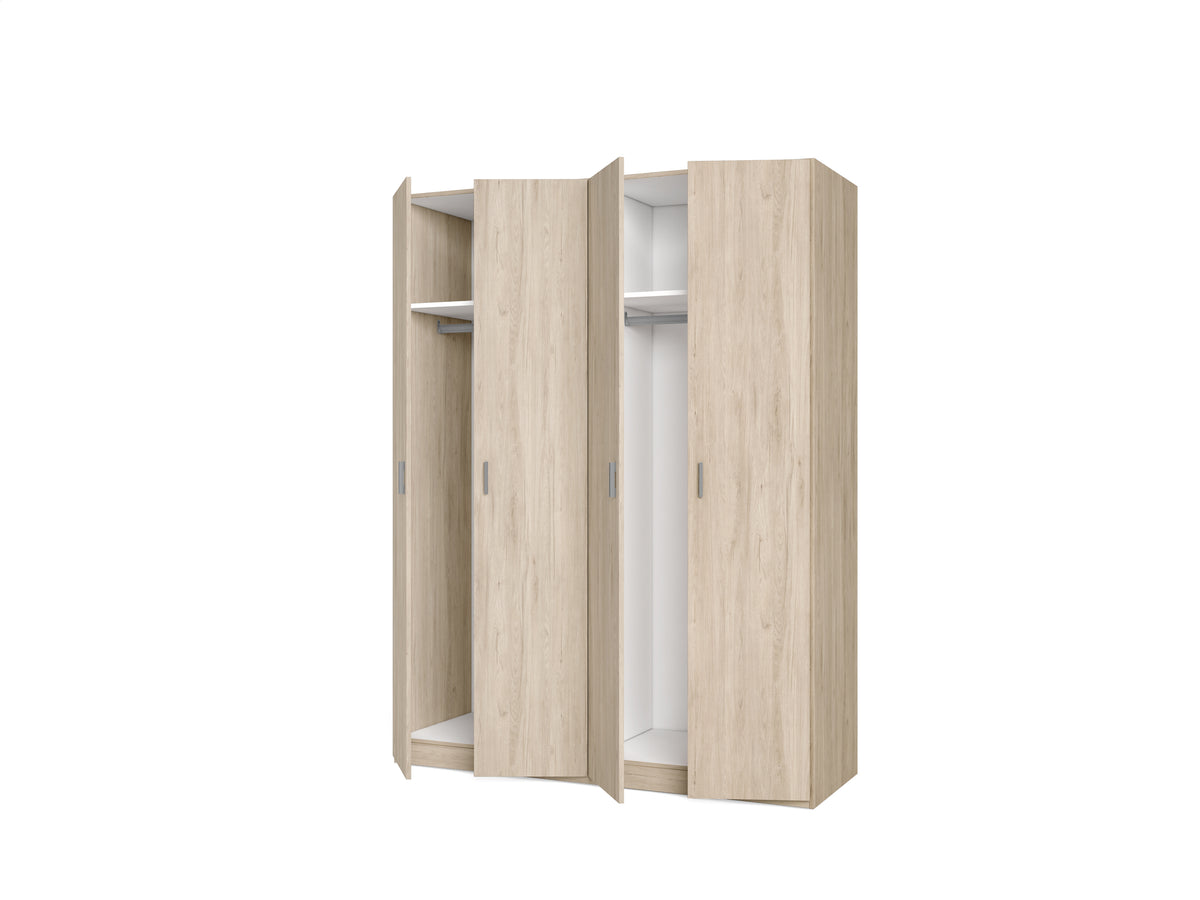Armario River 4 puertas 150 cm – Sahara