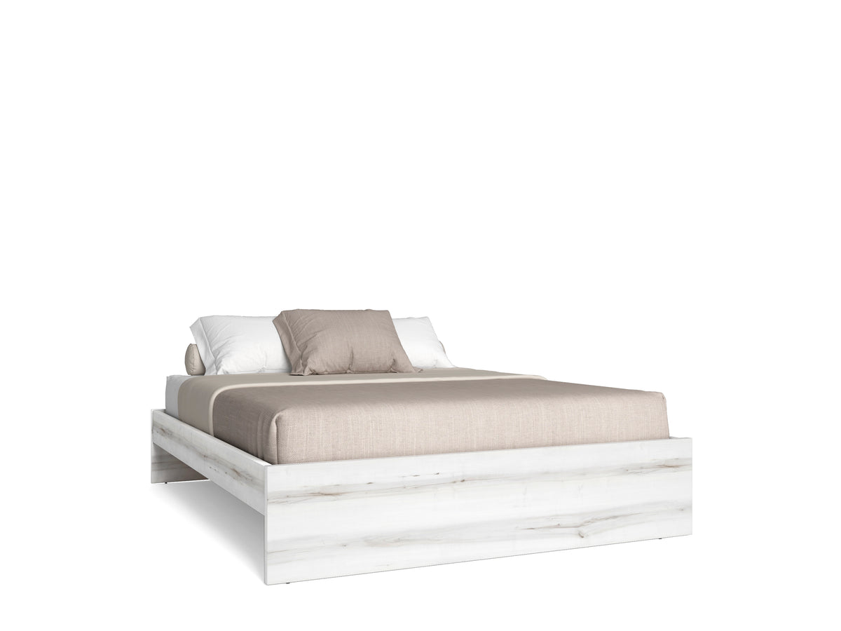 Cama con somier de lamas 150 × 190 cm – Albo