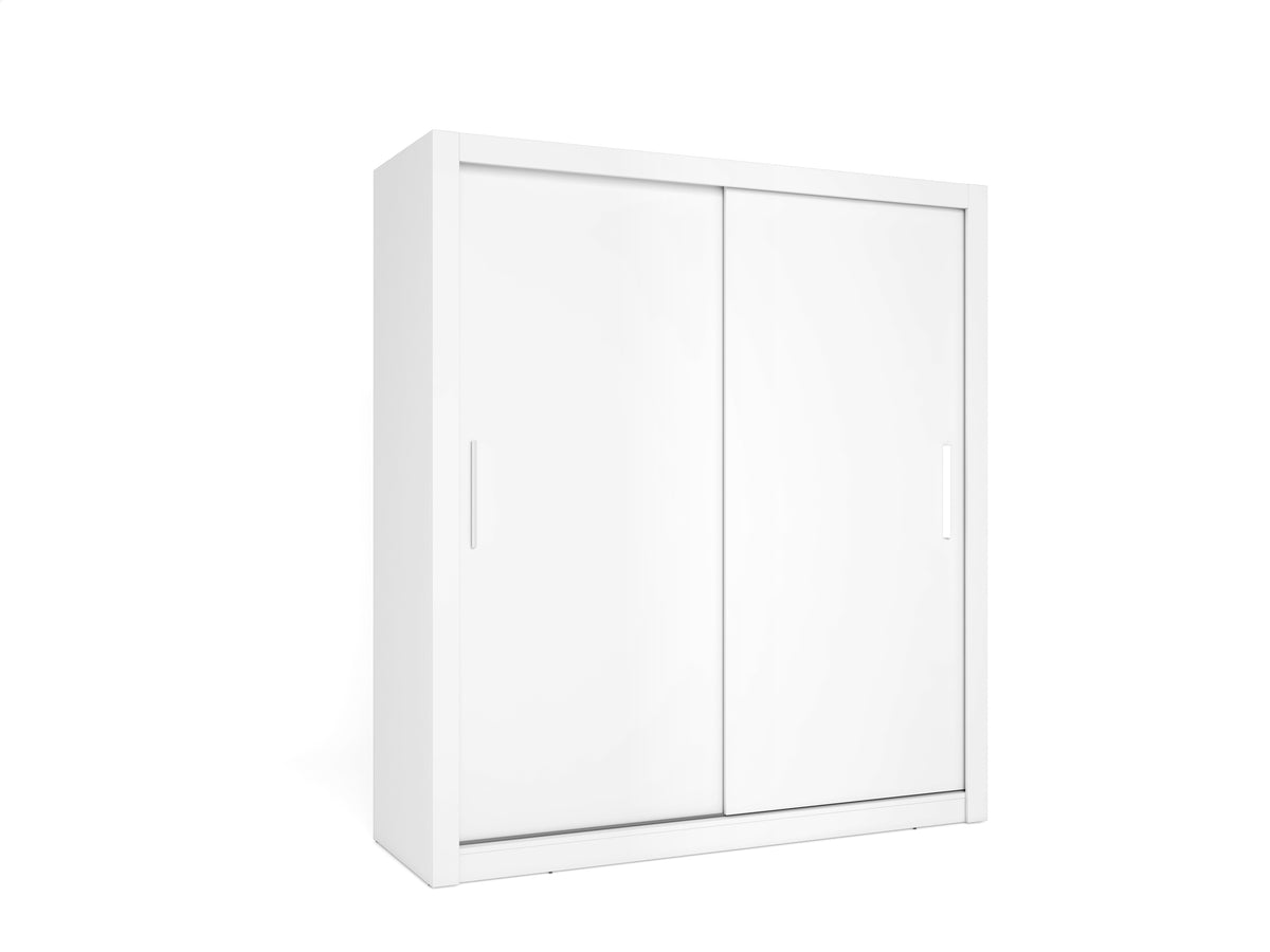 Armario Sava 2 puertas correderas 182 cm – Blanco Mate