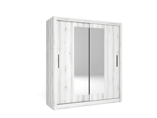 Armario Sava 2 puertas correderas con espejo 182 cm – Albo