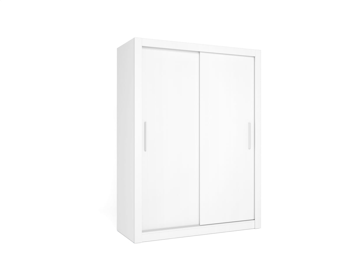 Armario Sava 2 puertas correderas 150 cm – Blanco Mate