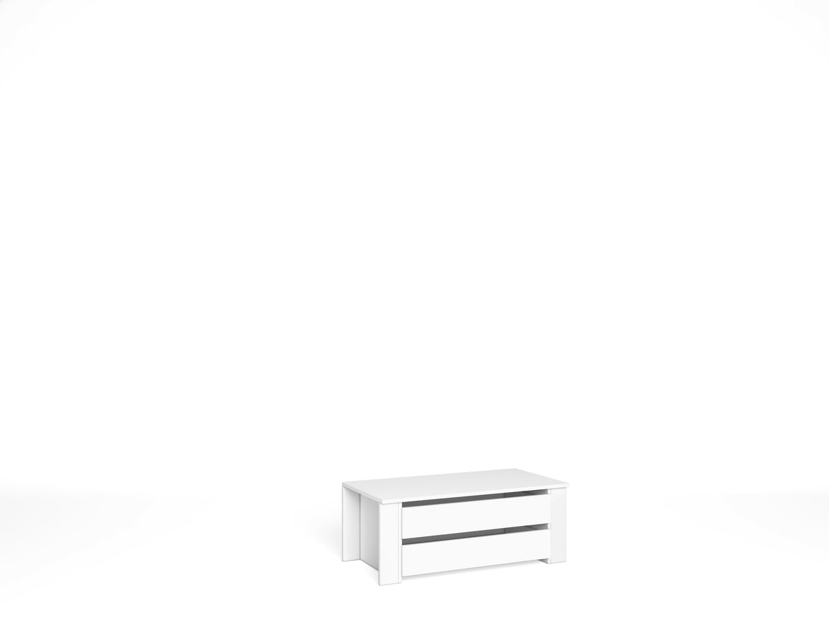 Cajonera interior para armario 2 cajones 88 cm – Blanco Mate