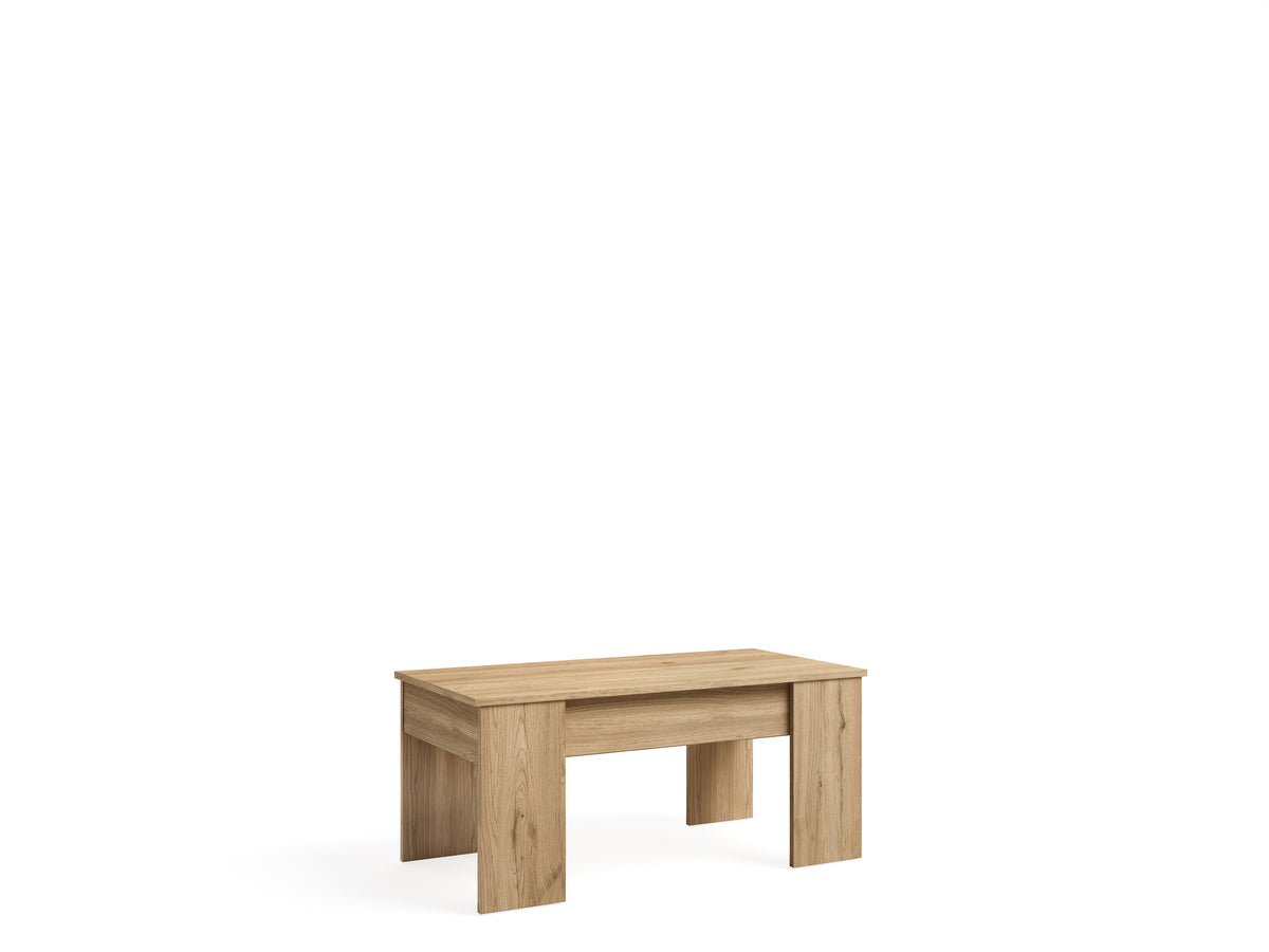Mesa de centro elevable Low 100 × 50 cm – Naturale