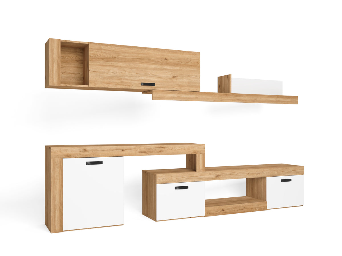 Composición de salón Argos Extend 2 293 cm – Naturale / Blanco Mate