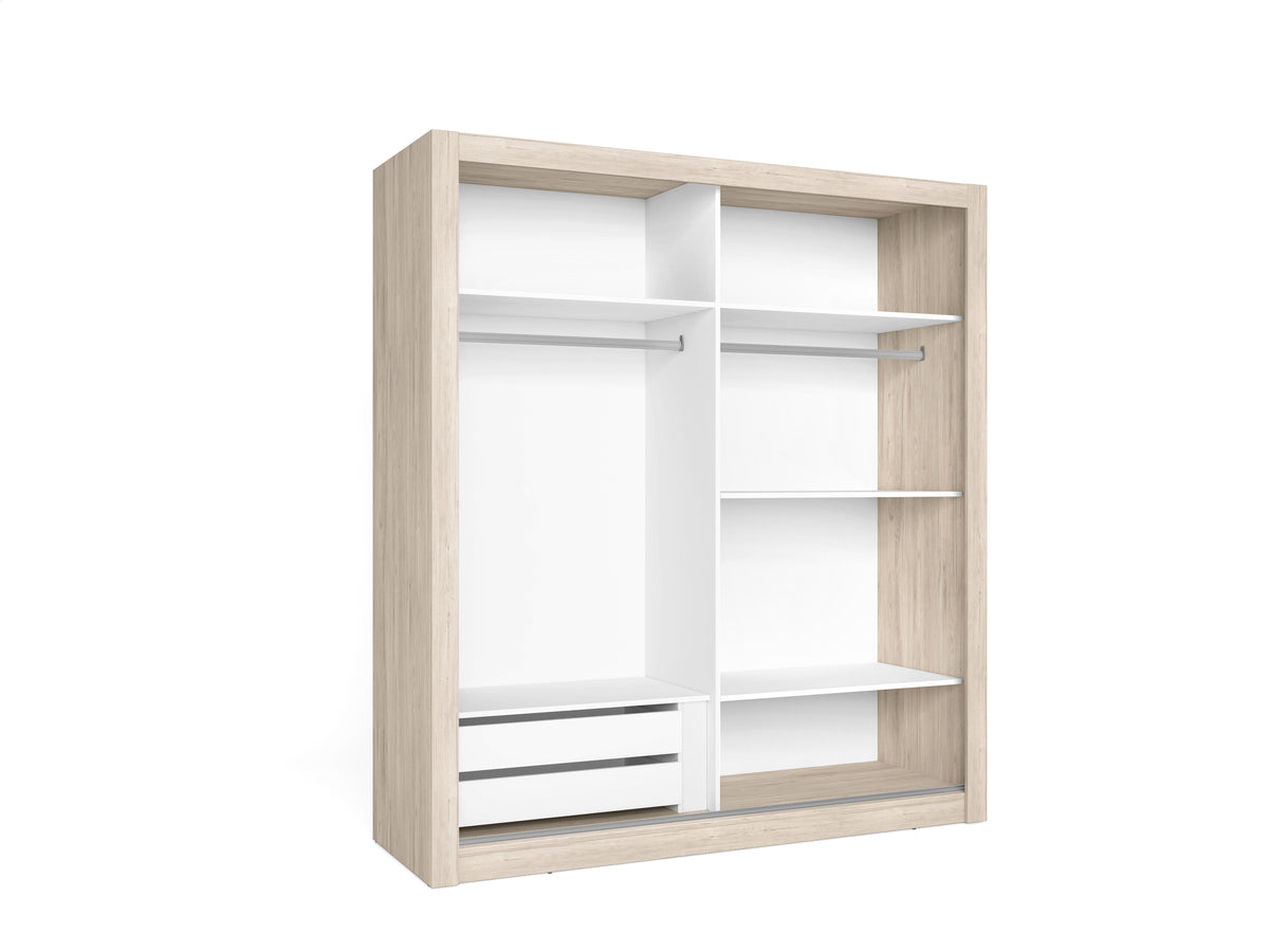 Armario Sava 2 puertas correderas 182 cm – Sahara