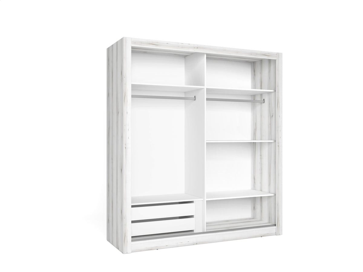 Armario Sava 2 puertas correderas 182 cm – Albo